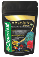 Cloverleaf Absolute Wormer Plus 50g Treatment for Internal Worms & External Parasites on your fish Cloverleaf