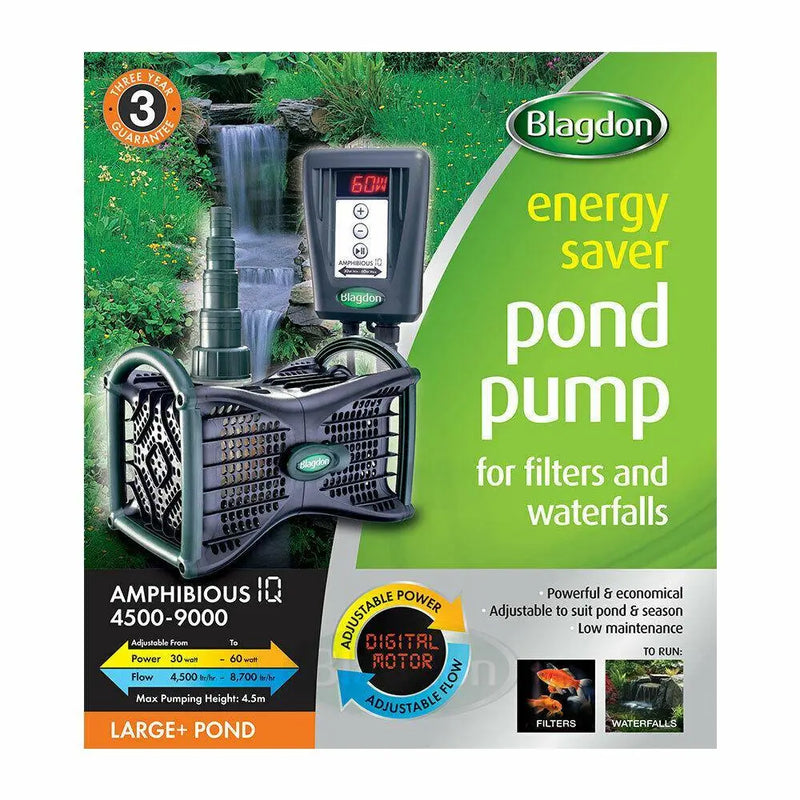 Blagdon Amphibious IQ Pond Pump 4500-9000L Blagdon