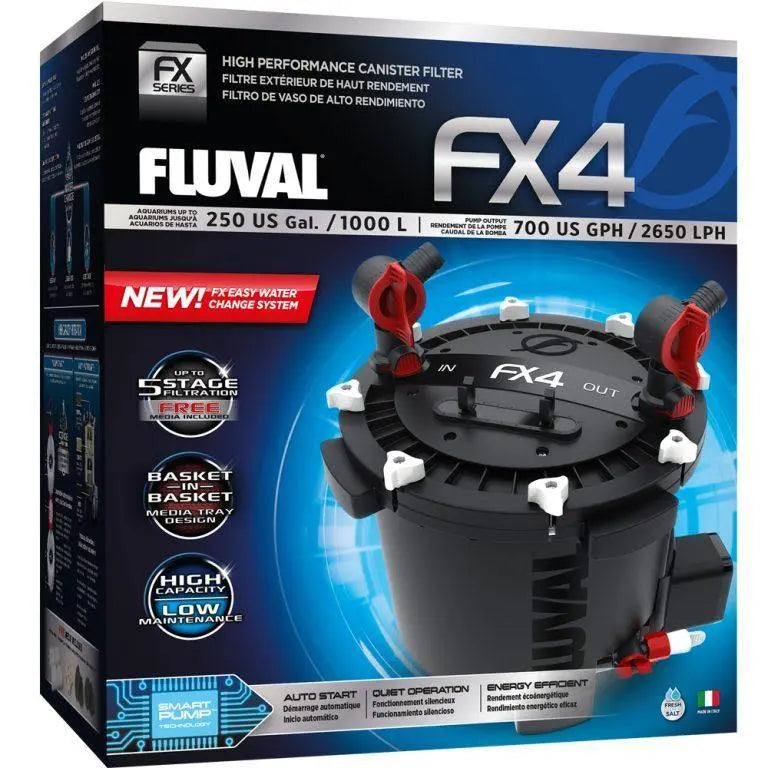 FX4 High-Performance Filter With Media Fluval