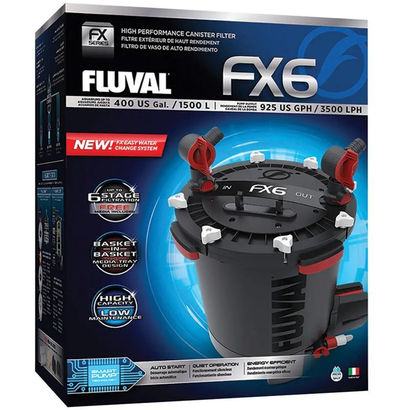 FX6 High-Performance Filter With Media Fluval